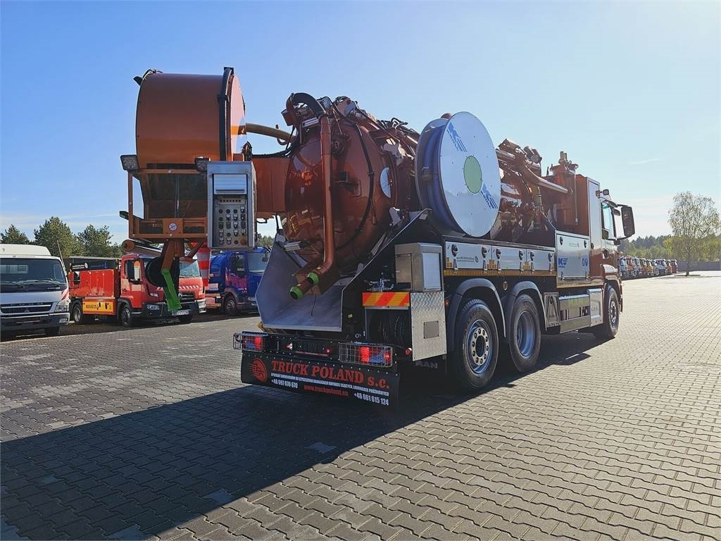 MAN WUKO KROLL ADR COMBI FOR SEWER CLEANING - 진공 흡입 트럭 : 사진 1 MAN WUKO KROLL ADR COMBI FOR SEWER CLEANING - 진공 흡입 트럭 : 사진 1