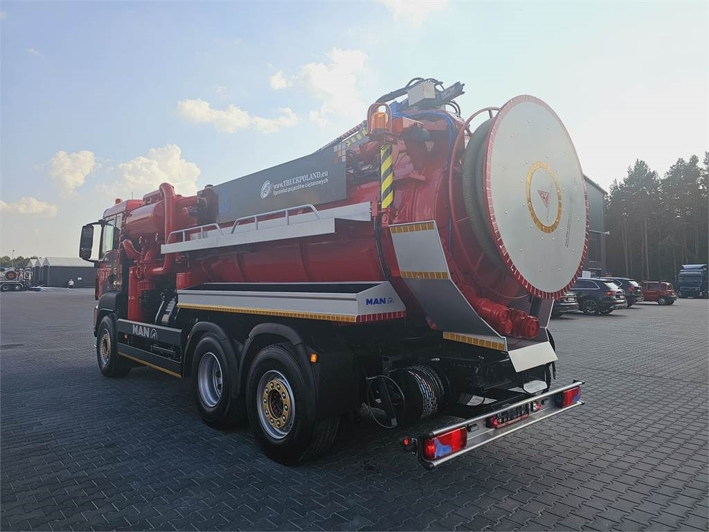 진공 흡입 트럭 MAN WUKO LARSEN for collecting liquid waste : 사진 5