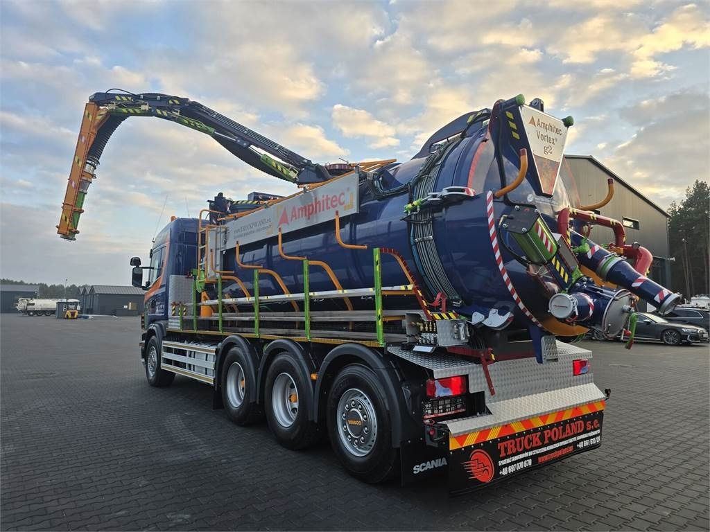 진공 흡입 트럭 Scania Amphitec VORTEX G2 ATEX suction and blowing vacuum : 사진 25