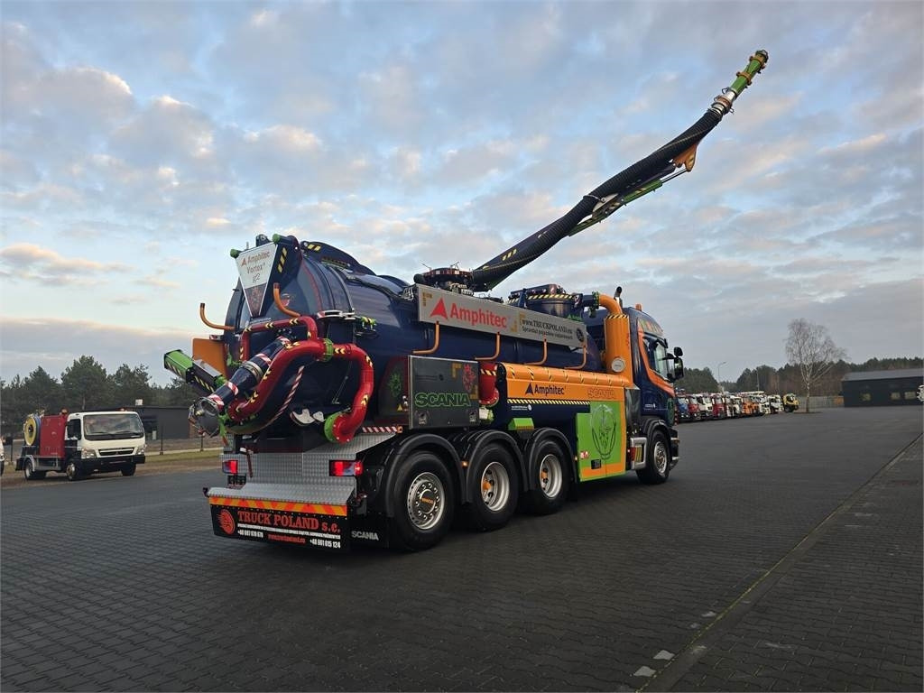 진공 흡입 트럭 Scania Amphitec VORTEX G2 ATEX suction and blowing vacuum : 사진 28