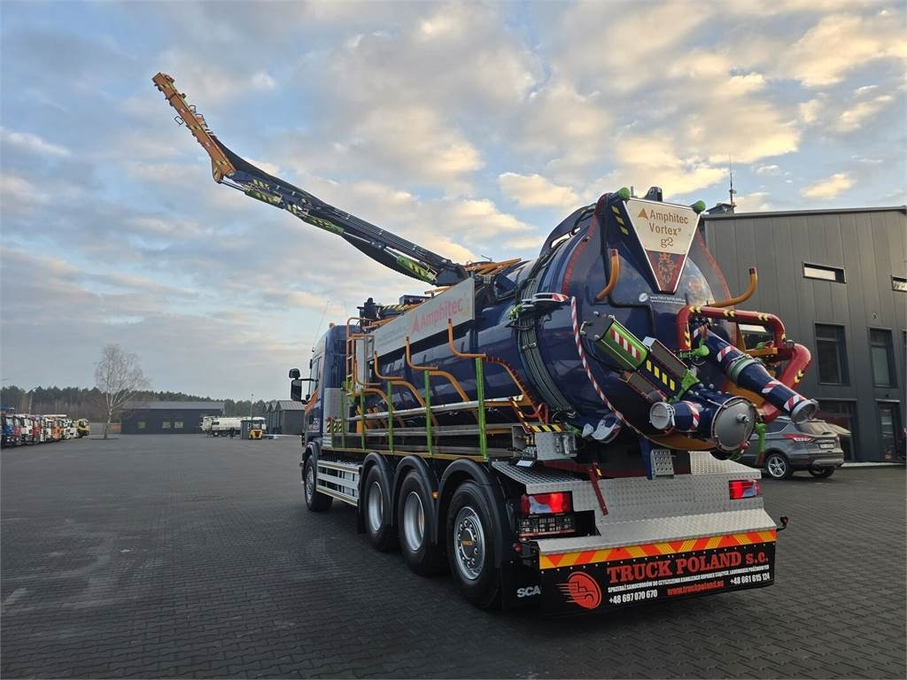 진공 흡입 트럭 Scania Amphitec VORTEX G2 ATEX suction and blowing vacuum : 사진 26