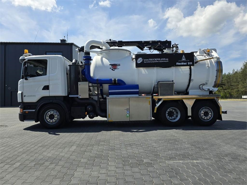 Scania Saugbagger Larsen FlexVac 311 Vacuum suction loade - 진공 흡입 트럭 : 사진 4 Scania Saugbagger Larsen FlexVac 311 Vacuum suction loade - 진공 흡입 트럭 : 사진 4