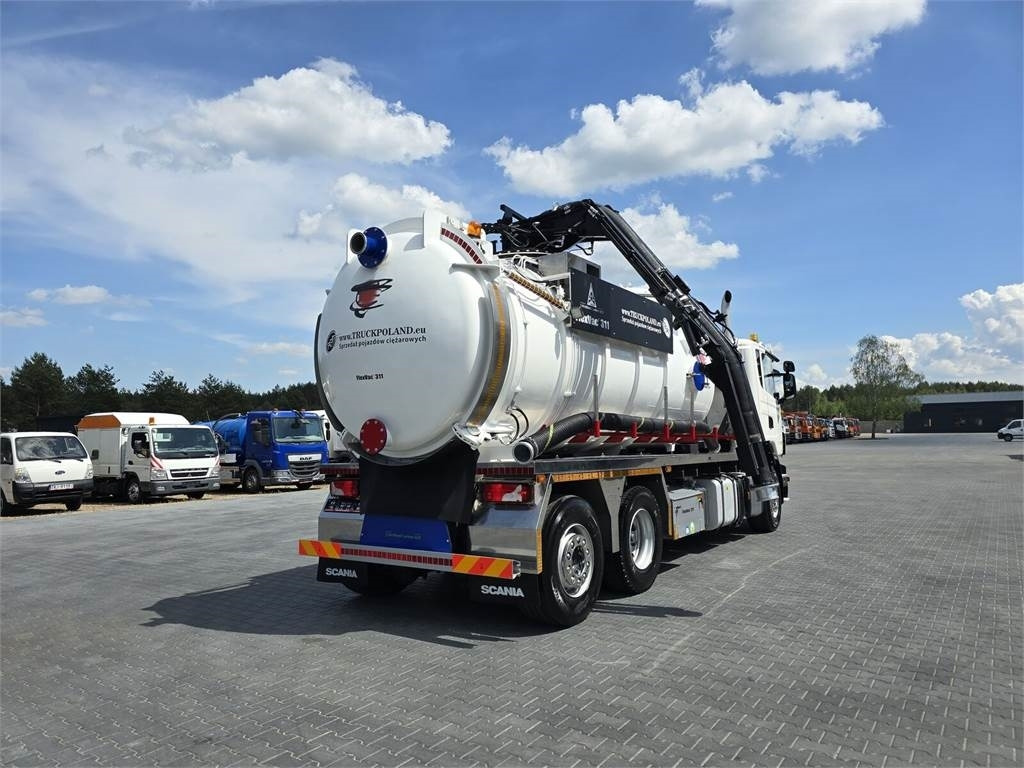 진공 흡입 트럭 Scania Saugbagger Larsen FlexVac 311 Vacuum suction loade : 사진 3