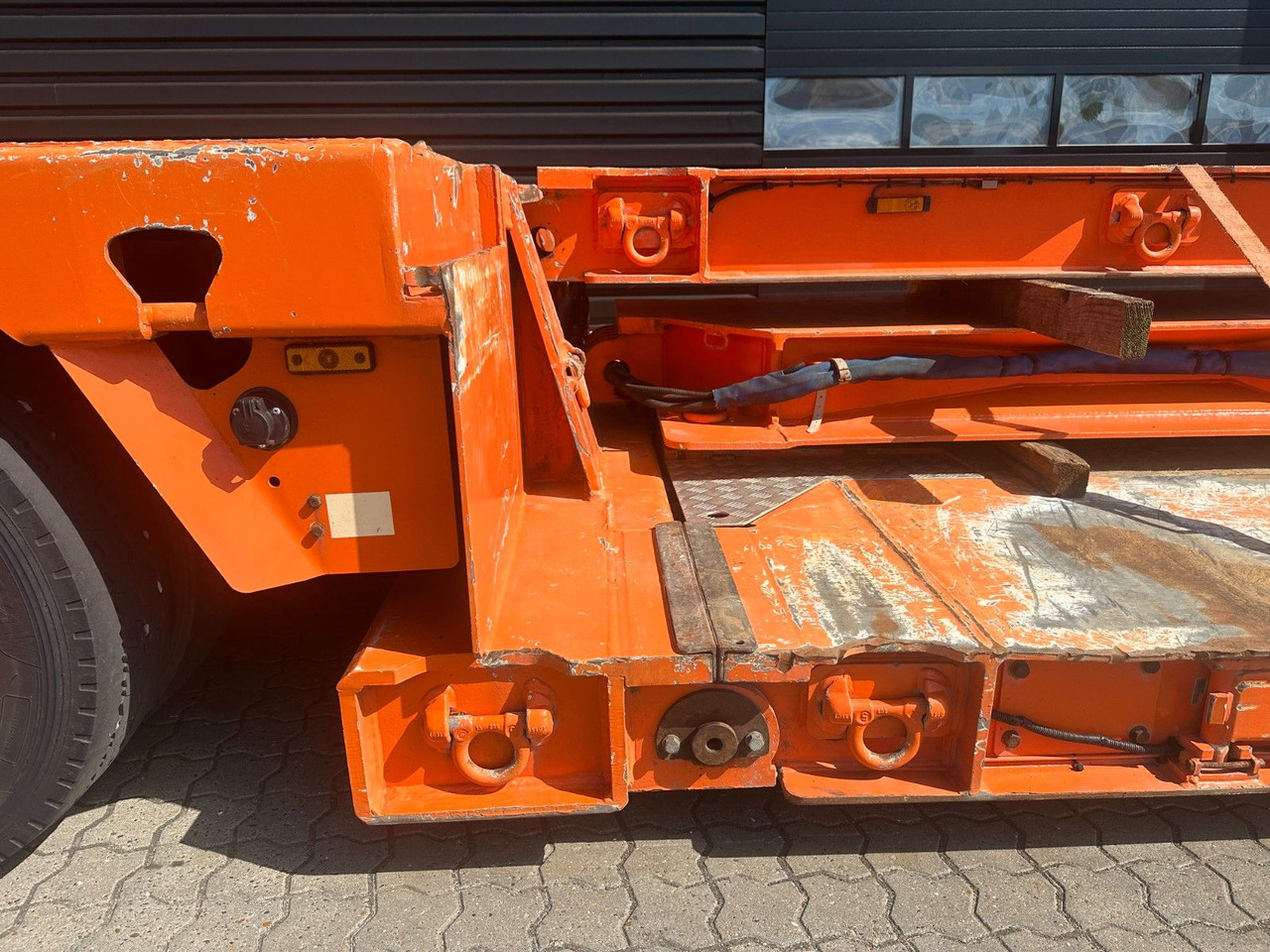 Faymonville 3 achs tiefbett / Verlängerungsträger - 저하대 세미 트레일러 : 사진 4 Faymonville 3 achs tiefbett / Verlängerungsträger - 저하대 세미 트레일러 : 사진 4