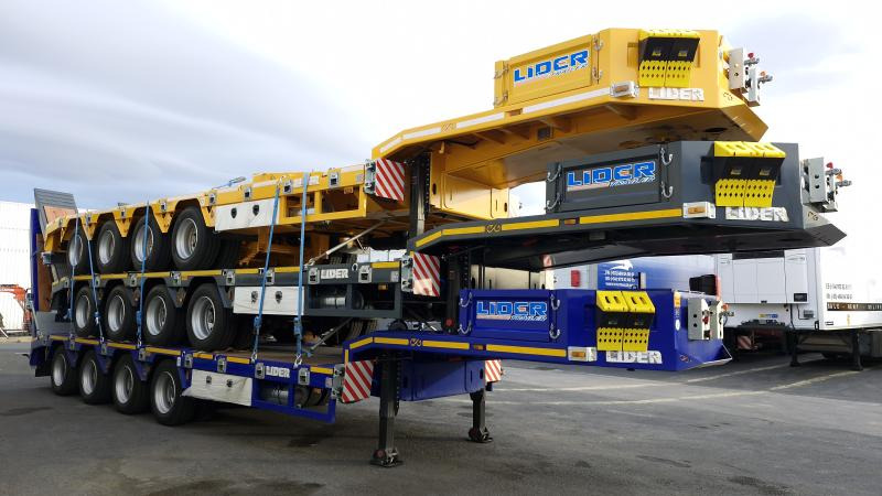 Lider trailer (Export Afrique) Porte-Char lames 4 essieux - 저하대 세미 트레일러 : 사진 1 Lider trailer (Export Afrique) Porte-Char lames 4 essieux - 저하대 세미 트레일러 : 사진 1