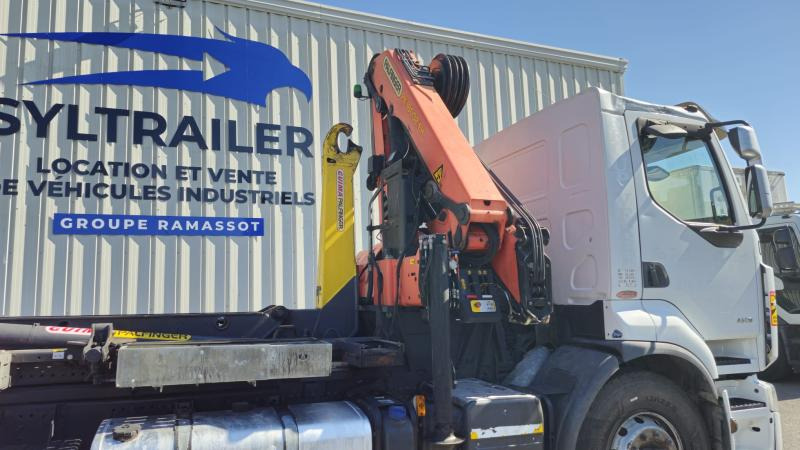 Renault Premium avec grue PALFINGER PK 18000 - 후크 리프트 트럭, 크레인 트럭 : 사진 1 Renault Premium avec grue PALFINGER PK 18000 - 후크 리프트 트럭, 크레인 트럭 : 사진 1