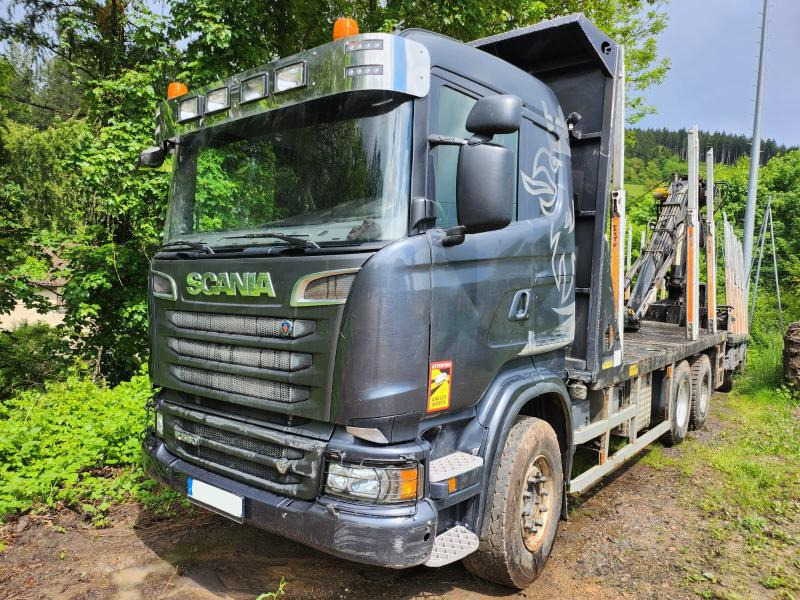 Scania R R 580 - 목재 트럭, 크레인 트럭 : 사진 2 Scania R R 580 - 목재 트럭, 크레인 트럭 : 사진 2
