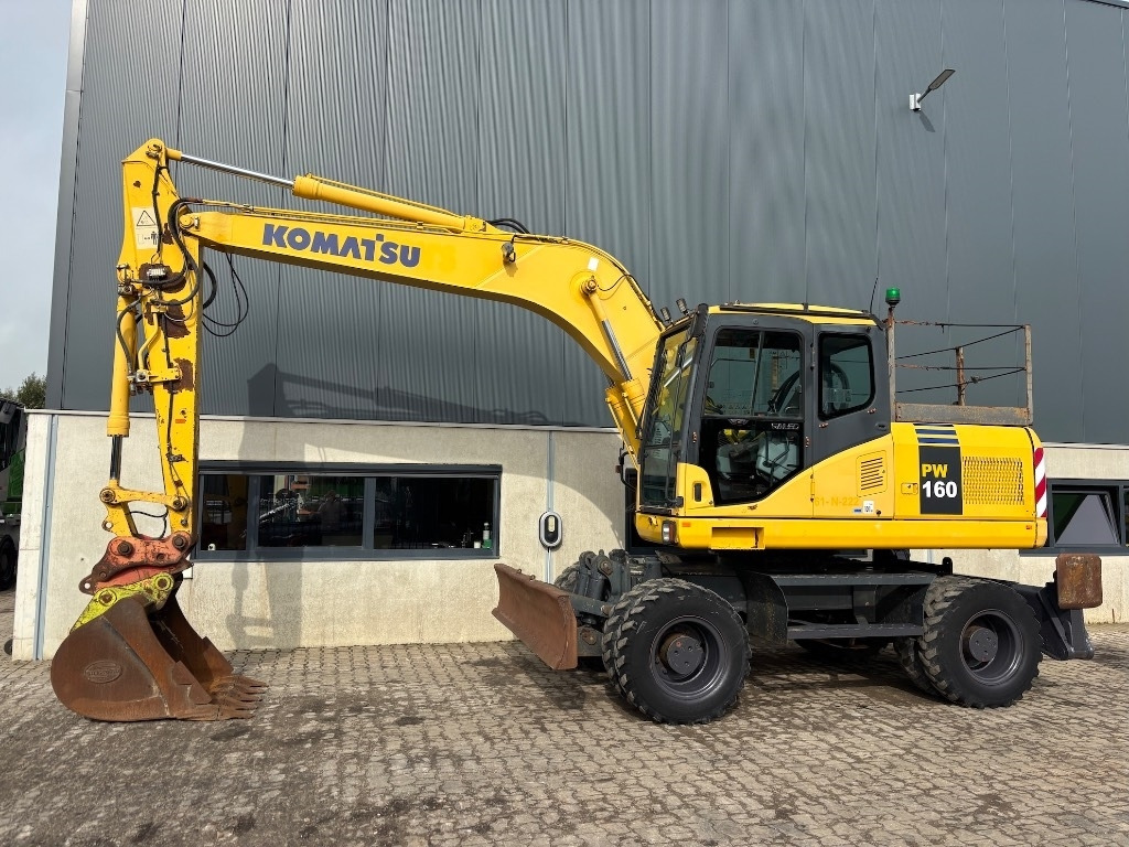 Komatsu PW 160-7 - PW160 - PW 160 - PW 180 - PW 140 - 휠 굴삭기 : 사진 2 Komatsu PW 160-7 - PW160 - PW 160 - PW 180 - PW 140 - 휠 굴삭기 : 사진 2