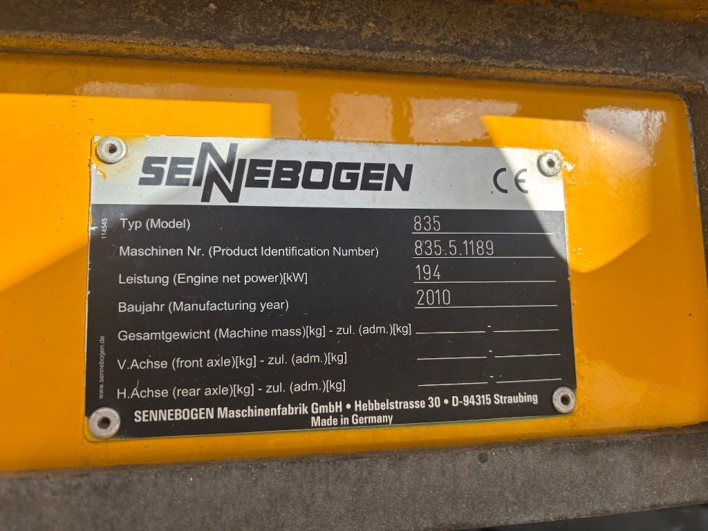 폐기물/ 산업 처리기 Sennebogen 835 R D - 835R : 사진 28