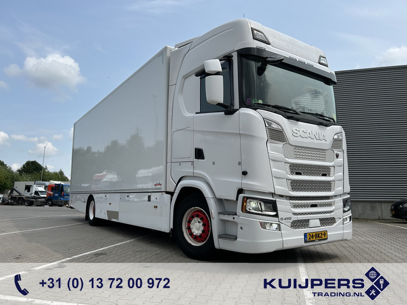 Scania S410 Highline / 491 dkm / Box 8.1 mtr / Laadklep 3000 kg - 박스 트럭 : 사진 1 Scania S410 Highline / 491 dkm / Box 8.1 mtr / Laadklep 3000 kg - 박스 트럭 : 사진 1