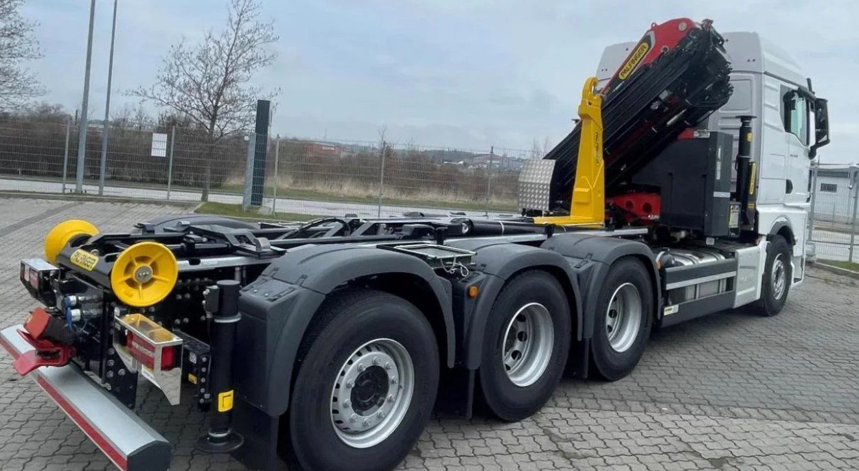 MAN TGS 35.510 8×4 Tridem kranväxlare Palfinger - 후크 리프트 트럭, 크레인 트럭 : 사진 4 MAN TGS 35.510 8×4 Tridem kranväxlare Palfinger - 후크 리프트 트럭, 크레인 트럭 : 사진 4