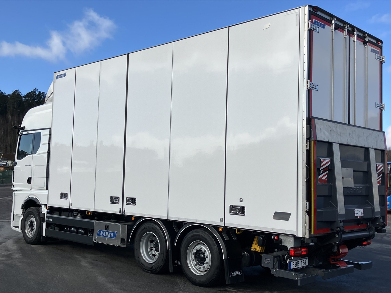 MAN TGX 26.520 6×2-4 fjärrbil Närko - 박스 트럭 : 사진 4 MAN TGX 26.520 6×2-4 fjärrbil Närko - 박스 트럭 : 사진 4