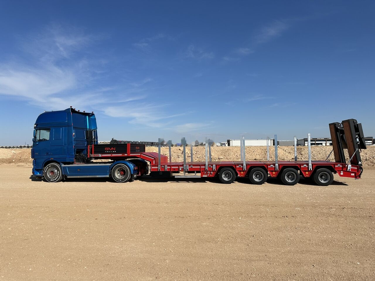 GVN Trailer 4 AXLE EXTENDABLE LOWBED - 저하대 세미 트레일러 : 사진 2 GVN Trailer 4 AXLE EXTENDABLE LOWBED - 저하대 세미 트레일러 : 사진 2
