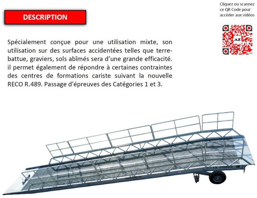 신규 로딩 램프 AZ RAMP-EASY XL-12 FULL GALVA. WIDE Mobil Galvanizate Loading Ramp With Level Off, 12 t Capacity : 사진 6
