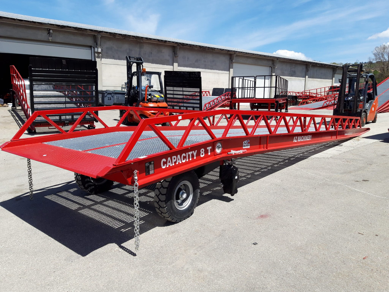 AZ RAMP EASY-XL 8 mobile loading ramp - 로딩 램프 : 사진 1 AZ RAMP EASY-XL 8 mobile loading ramp - 로딩 램프 : 사진 1