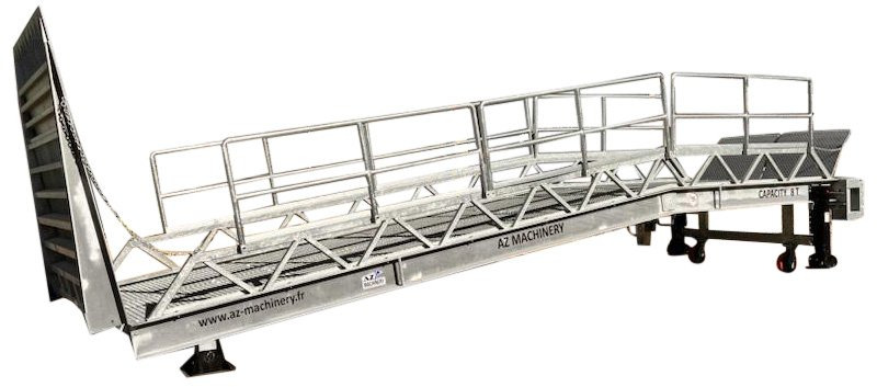 Loading Ramp with with hydraulic tilting bridge - AZ RAMP - STAR- 12T FULL GALVA - 로딩 램프 : 사진 1 Loading Ramp with with hydraulic tilting bridge - AZ RAMP - STAR- 12T FULL GALVA - 로딩 램프 : 사진 1