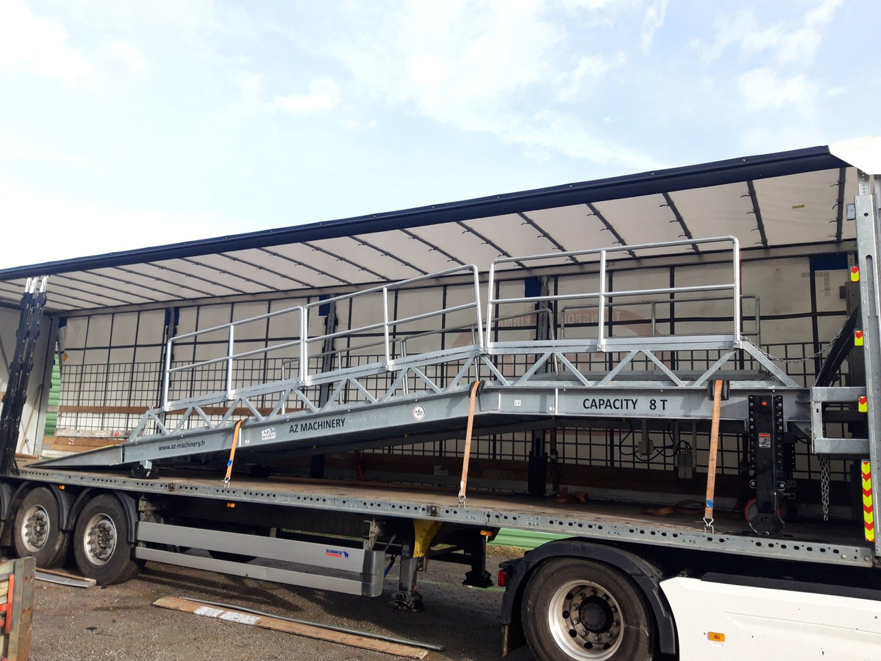 신규 로딩 램프 Loading Ramp with with hydraulic tilting bridge - AZ RAMP - STAR- 8T FULL GALVA : 사진 17 신규 로딩 램프 Loading Ramp with with hydraulic tilting bridge - AZ RAMP - STAR- 8T FULL GALVA : 사진 17