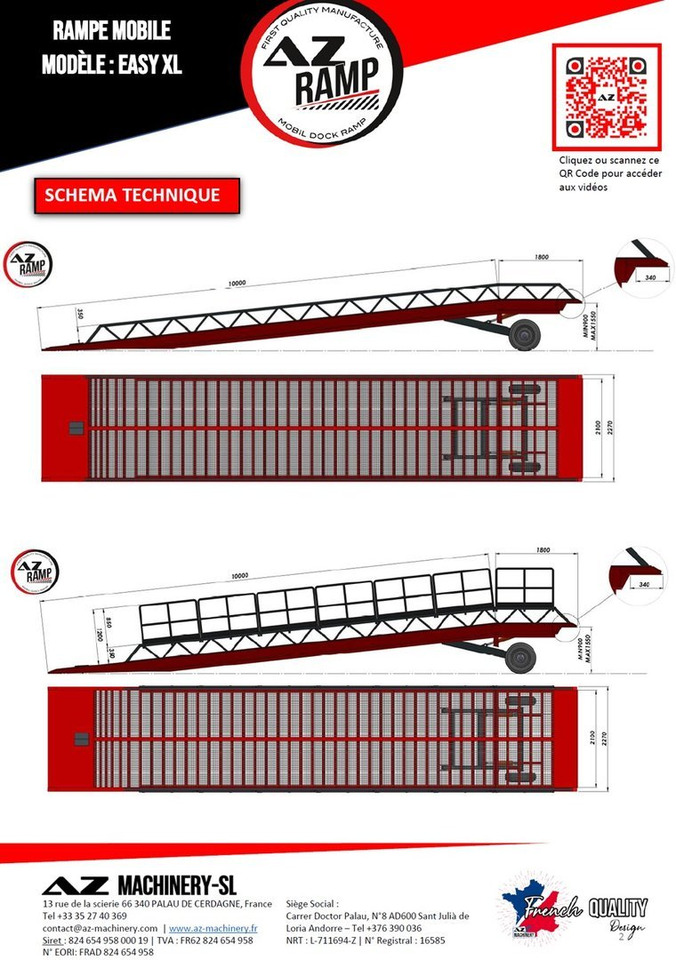 **RENTAL 12-24-36 Month** AZ RAMP-EASY XL-8 . Mobil Loading Ramp - 로딩 램프 : 사진 5 **RENTAL 12-24-36 Month** AZ RAMP-EASY XL-8 . Mobil Loading Ramp - 로딩 램프 : 사진 5
