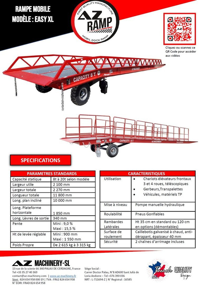 **RENTAL 12-24-36 Month** AZ RAMP-EASY XL-8 . Mobil Loading Ramp - 로딩 램프 : 사진 4 **RENTAL 12-24-36 Month** AZ RAMP-EASY XL-8 . Mobil Loading Ramp - 로딩 램프 : 사진 4