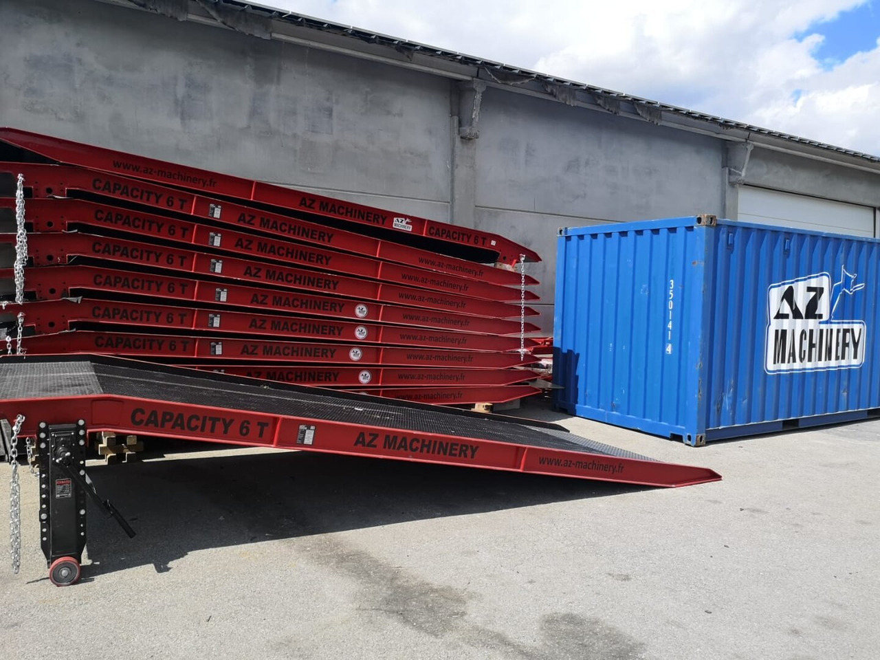 **RENTAL** AZ RAMP-PRIME XS-6 . Industrial Mobil Loading Ramp - 로딩 램프 : 사진 4 **RENTAL** AZ RAMP-PRIME XS-6 . Industrial Mobil Loading Ramp - 로딩 램프 : 사진 4