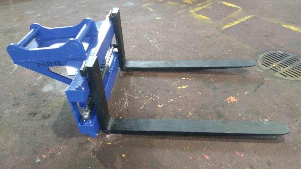 T-Steel Hydrauliset trukkipiikit 5T - 포크 건설기계 용 : 사진 3 T-Steel Hydrauliset trukkipiikit 5T - 포크 건설기계 용 : 사진 3