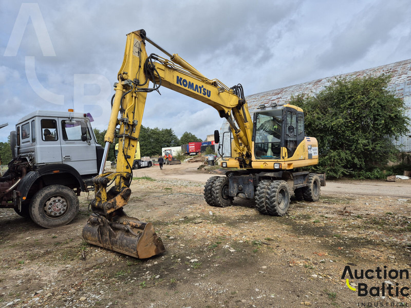 Komatsu PW160-7 - 휠 굴삭기 : 사진 1 Komatsu PW160-7 - 휠 굴삭기 : 사진 1