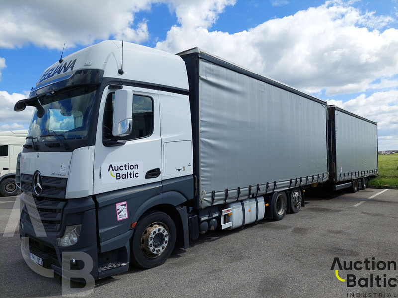 Mercedes-Benz Actros - 커튼사이더 트럭 : 사진 2 Mercedes-Benz Actros - 커튼사이더 트럭 : 사진 2