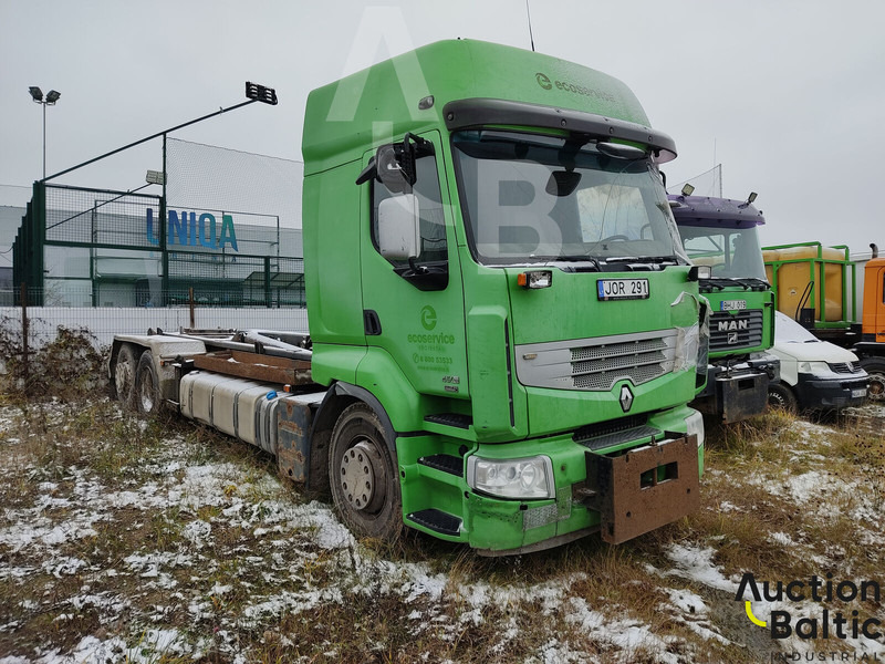 Renault Premium Route - 스킵 로더 트럭 : 사진 1 Renault Premium Route - 스킵 로더 트럭 : 사진 1