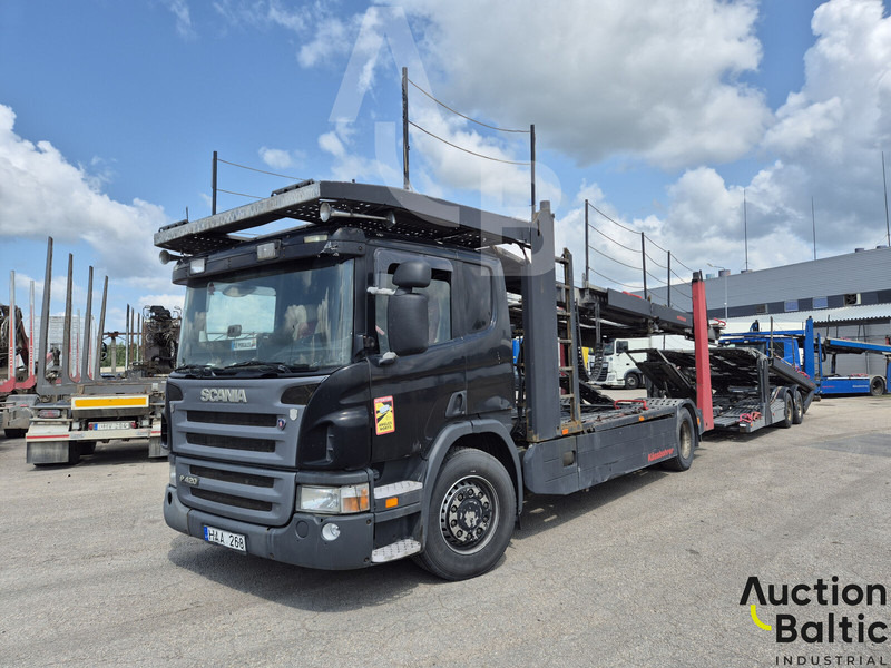 Scania P 420 - 자동 운반 장치 트럭 : 사진 1 Scania P 420 - 자동 운반 장치 트럭 : 사진 1