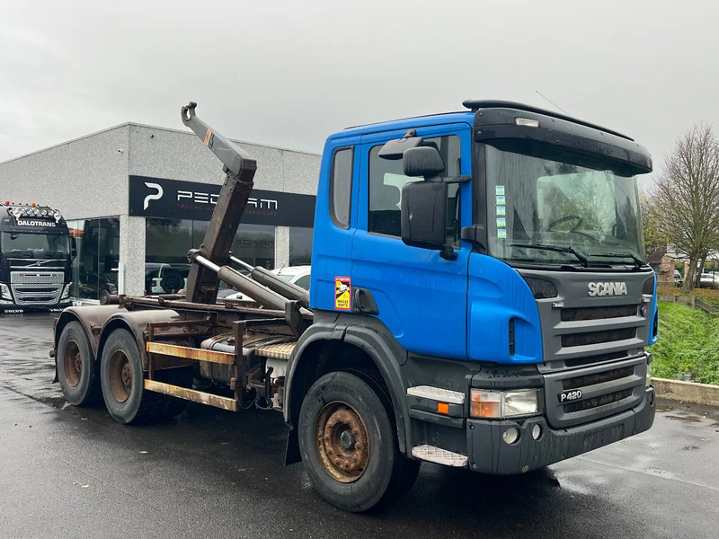 Scania P420 Belgian truck**205.000km**Retarder full steel** - 후크 리프트 트럭 : 사진 2 Scania P420 Belgian truck**205.000km**Retarder full steel** - 후크 리프트 트럭 : 사진 2