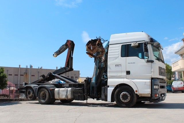MAN TGA 26.360 FG 6x2 LL GERGEN Abroll + Penz Kran - 후크 리프트 트럭, 크레인 트럭 : 사진 3 MAN TGA 26.360 FG 6x2 LL GERGEN Abroll + Penz Kran - 후크 리프트 트럭, 크레인 트럭 : 사진 3
