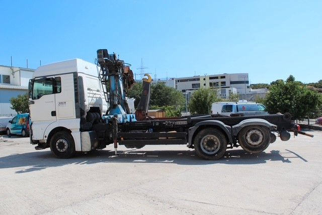 MAN TGA 26.360 FG 6x2 LL GERGEN Abroll + Penz Kran - 후크 리프트 트럭, 크레인 트럭 : 사진 5 MAN TGA 26.360 FG 6x2 LL GERGEN Abroll + Penz Kran - 후크 리프트 트럭, 크레인 트럭 : 사진 5