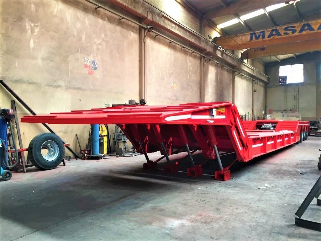 AME 100 Ton, Front Loading 4 Axle Lowbed Semi Trailer - 저하대 세미 트레일러 : 사진 3 AME 100 Ton, Front Loading 4 Axle Lowbed Semi Trailer - 저하대 세미 트레일러 : 사진 3