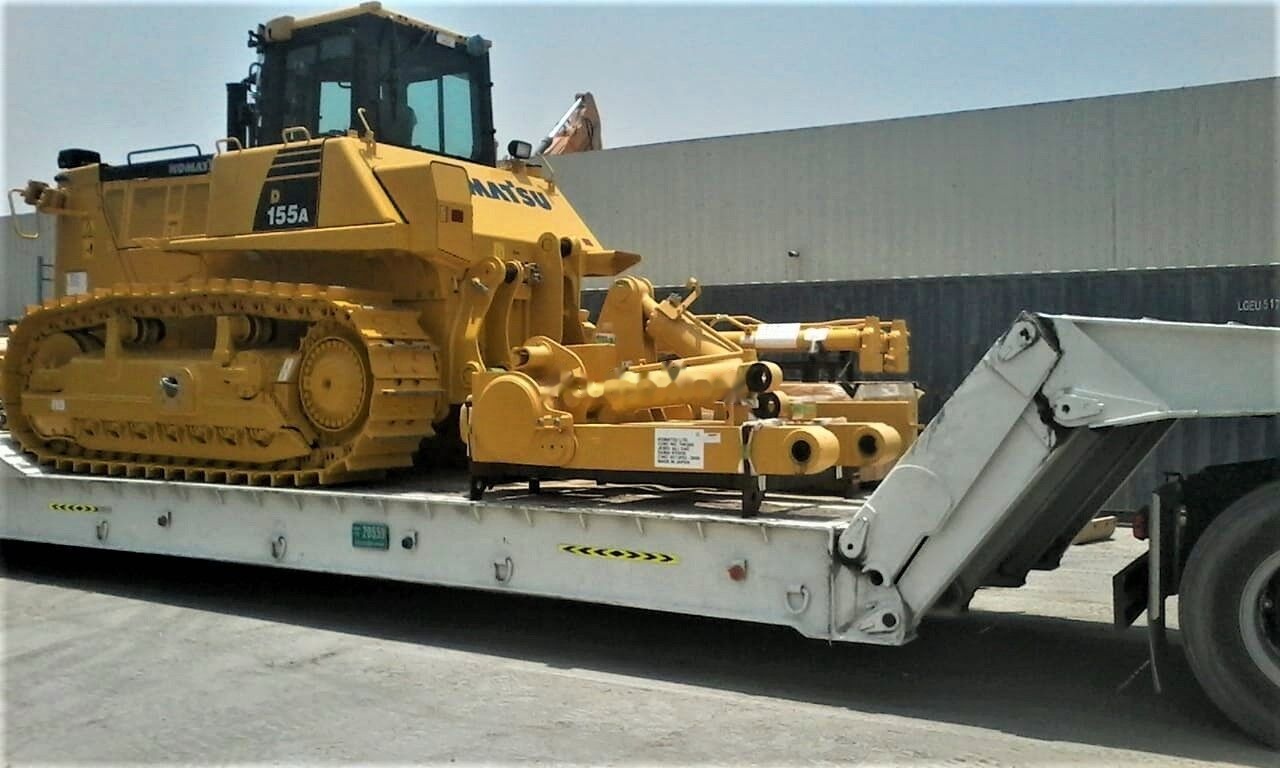 신규 저하대 세미 트레일러 AME 120 Ton 4 Axle Front Loading Lowbed Semi-Trailer : 사진 8