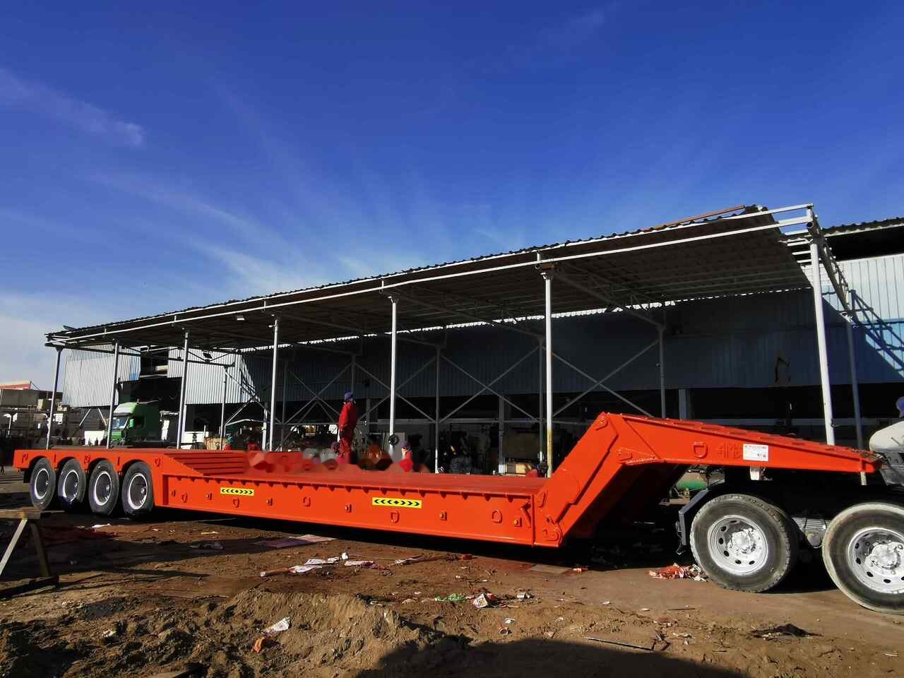 신규 저하대 세미 트레일러 AME 120 Ton 4 Axle Front Loading Lowbed Semi-Trailer : 사진 19