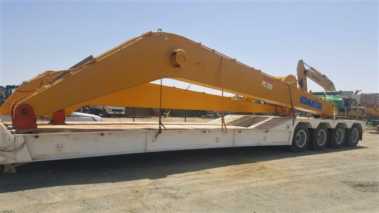 신규 저하대 세미 트레일러 AME 120 Ton 4 Axle Front Loading Lowbed Semi-Trailer : 사진 15