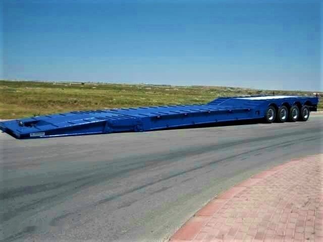 신규 저하대 세미 트레일러 AME 120 Ton 4 Axle Front Loading Lowbed Semi-Trailer : 사진 10