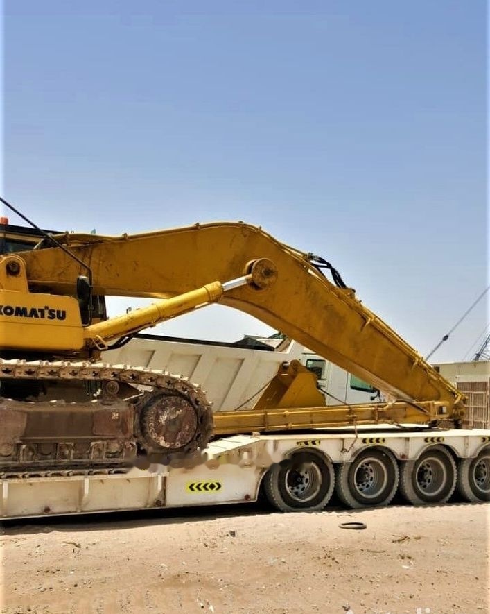 신규 저하대 세미 트레일러 AME 120 Ton 4 Axle Front Loading Lowbed Semi-Trailer : 사진 7