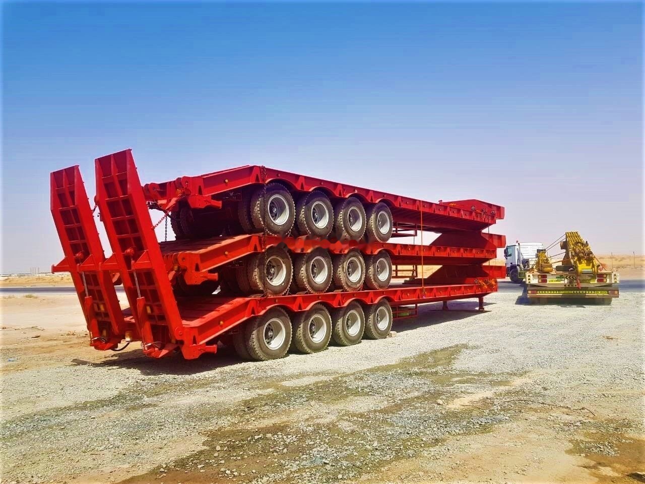 AME 80 Ton Lowbed from Manufacturer Company - 저하대 세미 트레일러 : 사진 5 AME 80 Ton Lowbed from Manufacturer Company - 저하대 세미 트레일러 : 사진 5