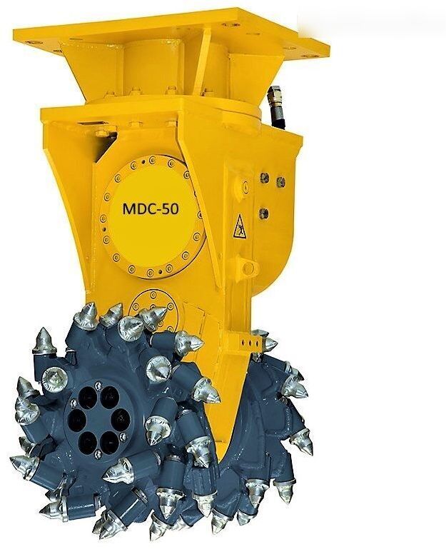 AME Double Drum Cutter (MDC 50) - 부착물 굴착기 용 : 사진 2 AME Double Drum Cutter (MDC 50) - 부착물 굴착기 용 : 사진 2