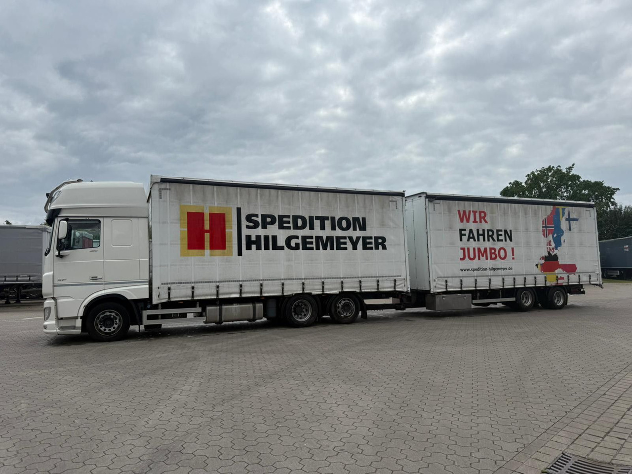 DAF XF 480 FAN LowDeck 6x2 Jumbo Inklusive Anhänger - 커튼사이더 트럭 : 사진 5 DAF XF 480 FAN LowDeck 6x2 Jumbo Inklusive Anhänger - 커튼사이더 트럭 : 사진 5