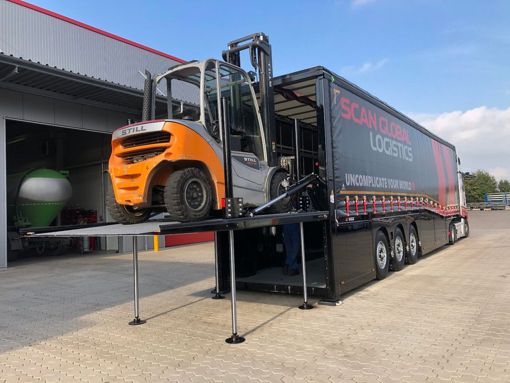 Innenlader Zwischenlader Gabelstaplertransporter - 저하대 세미 트레일러 : 사진 5 Innenlader Zwischenlader Gabelstaplertransporter - 저하대 세미 트레일러 : 사진 5