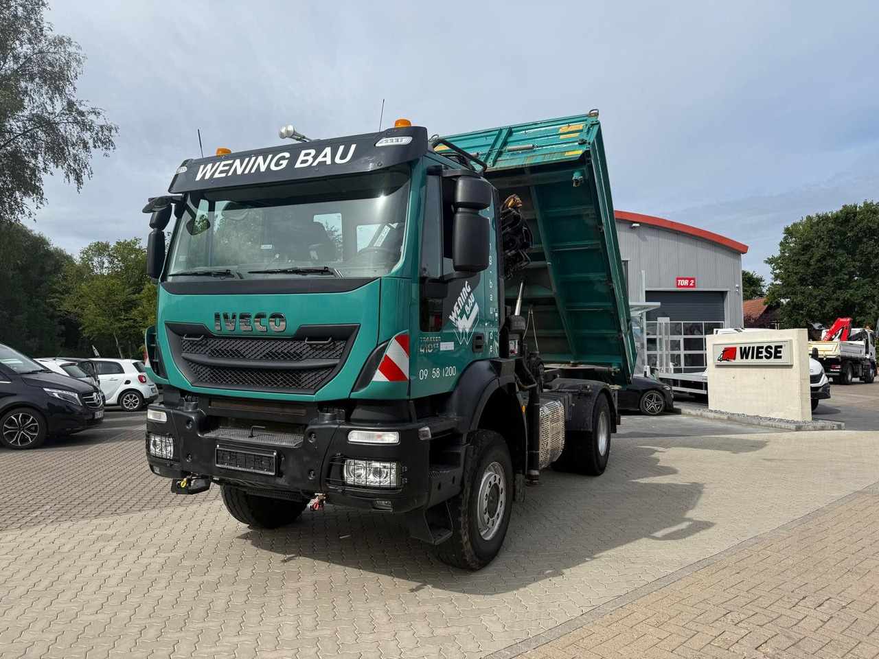 Iveco AD190 T/W Trakker 410 4x4 Allrad Kran KipperHIAB - 덤프트럭, 크레인 트럭 : 사진 4 Iveco AD190 T/W Trakker 410 4x4 Allrad Kran KipperHIAB - 덤프트럭, 크레인 트럭 : 사진 4