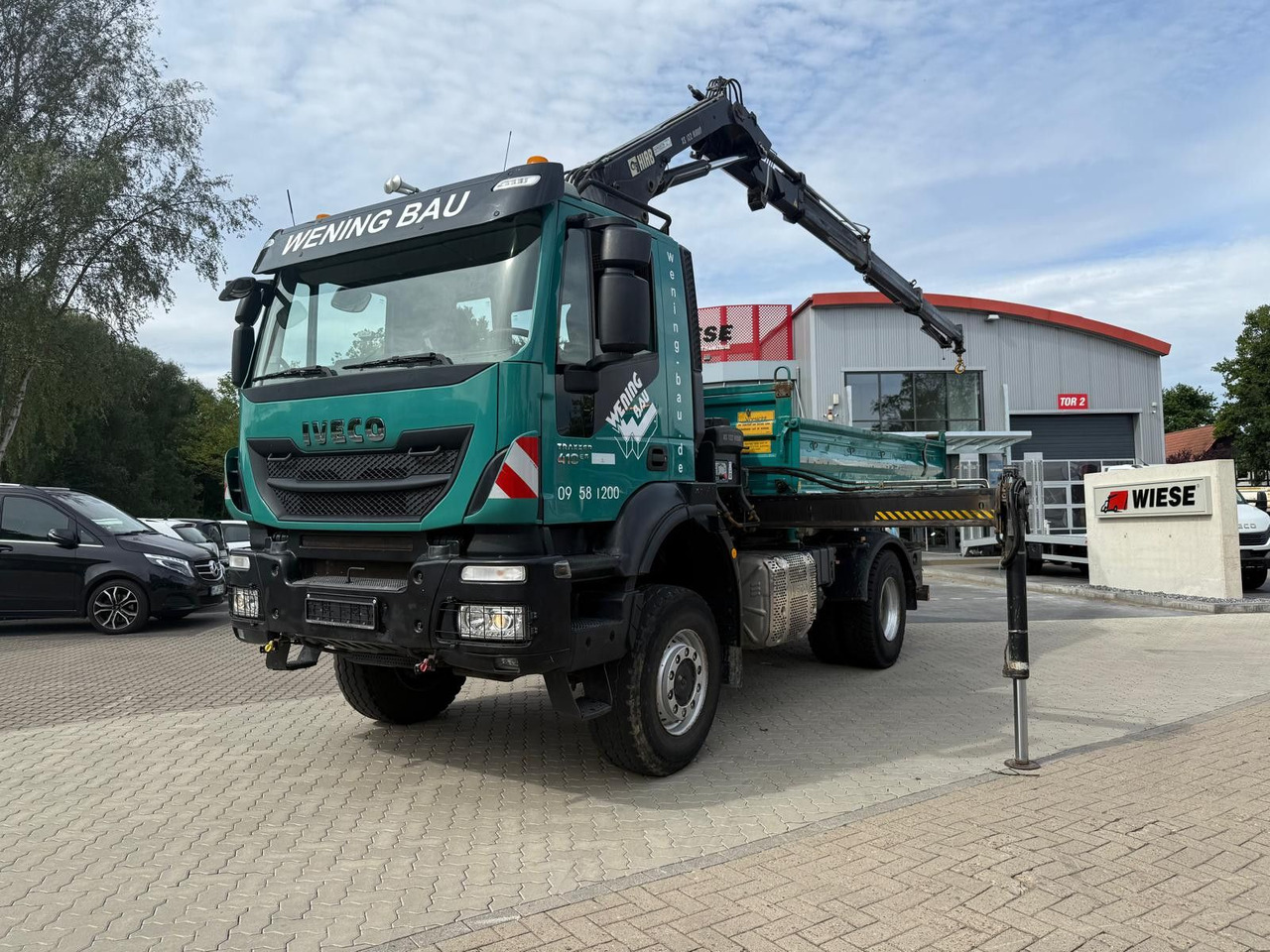 Iveco AD190 T/W Trakker 410 4x4 Allrad Kran KipperHIAB - 덤프트럭, 크레인 트럭 : 사진 1 Iveco AD190 T/W Trakker 410 4x4 Allrad Kran KipperHIAB - 덤프트럭, 크레인 트럭 : 사진 1