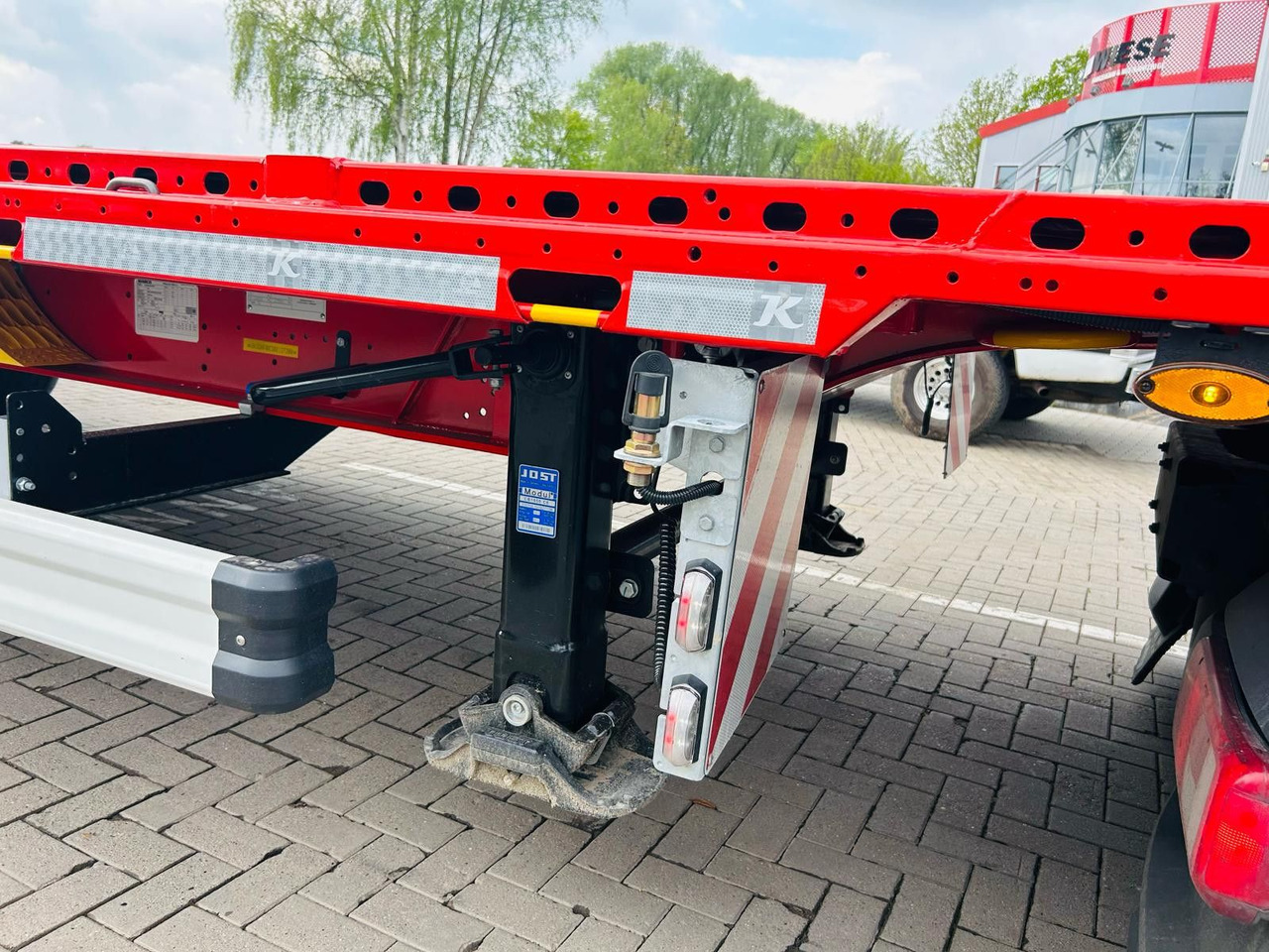 드롭사이드/ 플랫베드 세미 트레일러 Kässbohrer K.SFS M Mega Plattform Auflieger Sofort Verfügba : 사진 9