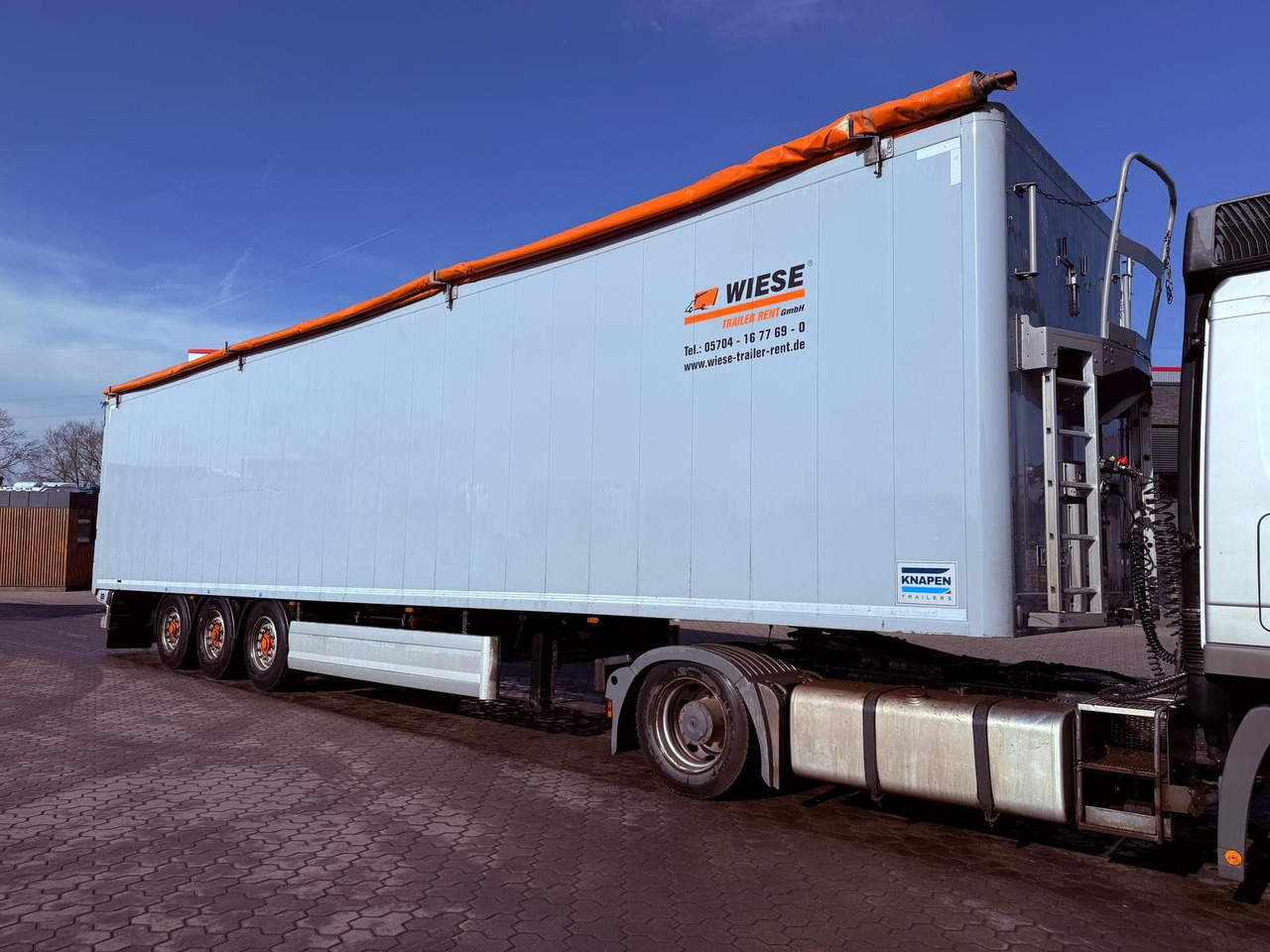 Knapen K200 Schubboden 92m³ 10mm Boden - 워킹 플로어 세미 트레일러 : 사진 1 Knapen K200 Schubboden 92m³ 10mm Boden - 워킹 플로어 세미 트레일러 : 사진 1