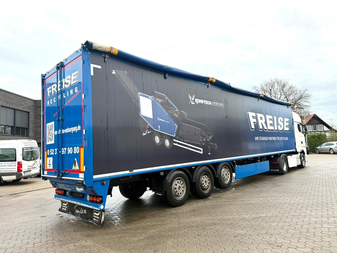 Knapen K200 Schubboden 92m³ - 워킹 플로어 세미 트레일러 : 사진 4 Knapen K200 Schubboden 92m³ - 워킹 플로어 세미 트레일러 : 사진 4