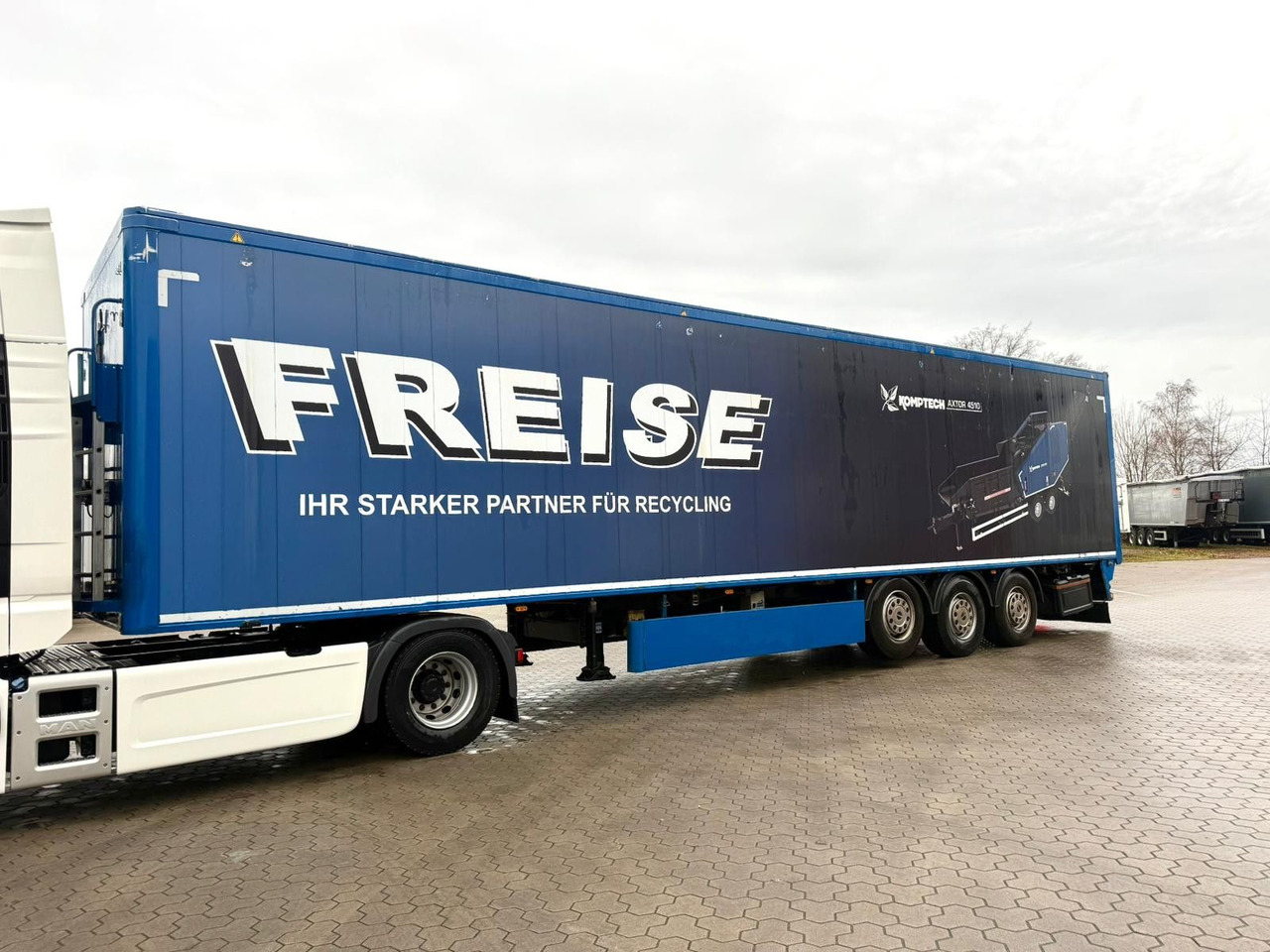 Knapen K200 Schubboden 92m³ - 워킹 플로어 세미 트레일러 : 사진 2 Knapen K200 Schubboden 92m³ - 워킹 플로어 세미 트레일러 : 사진 2