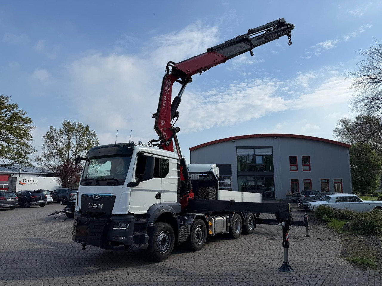 MAN 35.520 8x4 Fassi F800 RA2.28 OHNE ABSTÜTZÜBERWA. - 트랙터 유닛 : 사진 2 MAN 35.520 8x4 Fassi F800 RA2.28 OHNE ABSTÜTZÜBERWA. - 트랙터 유닛 : 사진 2