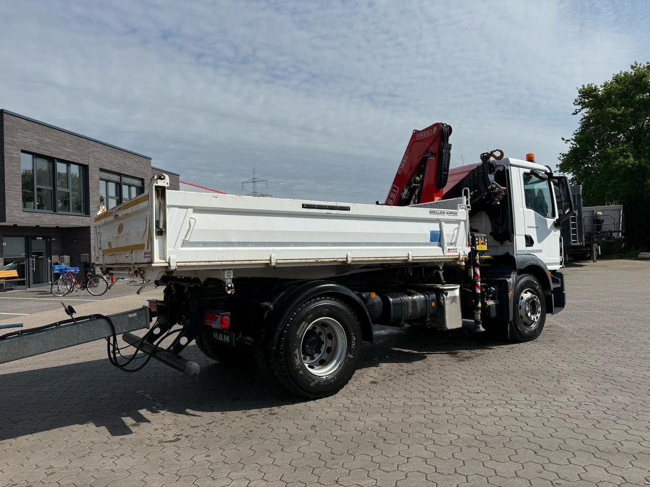 MAN TGM 18.320 4x2 BB Kran Fassi F135 Kipper Meiller - 크레인 트럭 : 사진 3 MAN TGM 18.320 4x2 BB Kran Fassi F135 Kipper Meiller - 크레인 트럭 : 사진 3